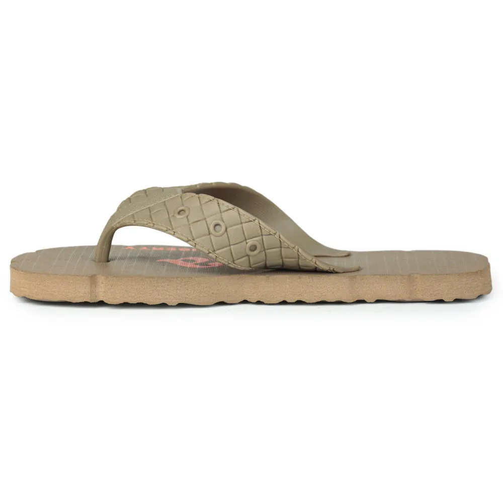 A-HA Casual Beige Flip-Flops For Men AHA-31 By Liberty