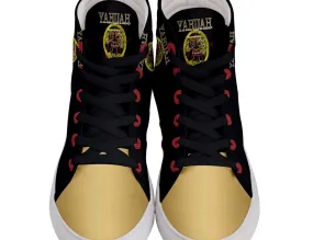 A-Team 01 Gold Men High Top Skate Shoes (max size = US 11.5)