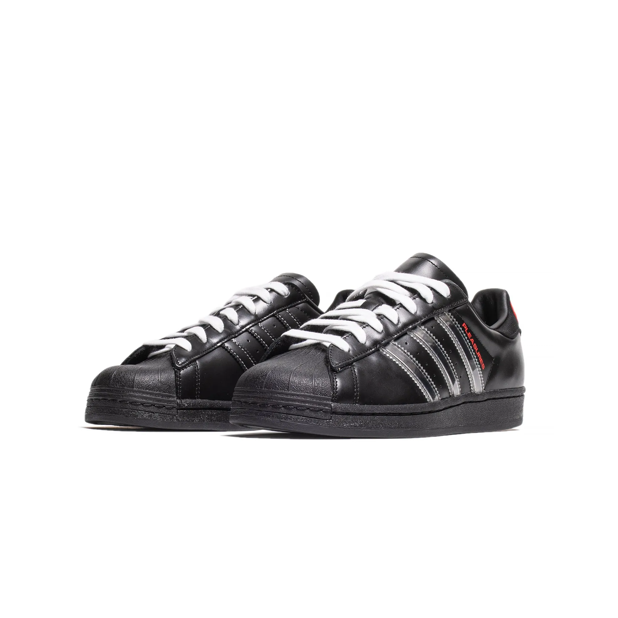 Adidas Mens Superstar Pleasures Shoes 'Black'