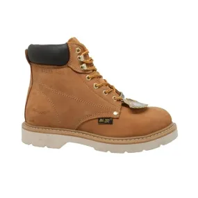 'AdTec' Men's 6 Lace Up Steel Toe - Tan