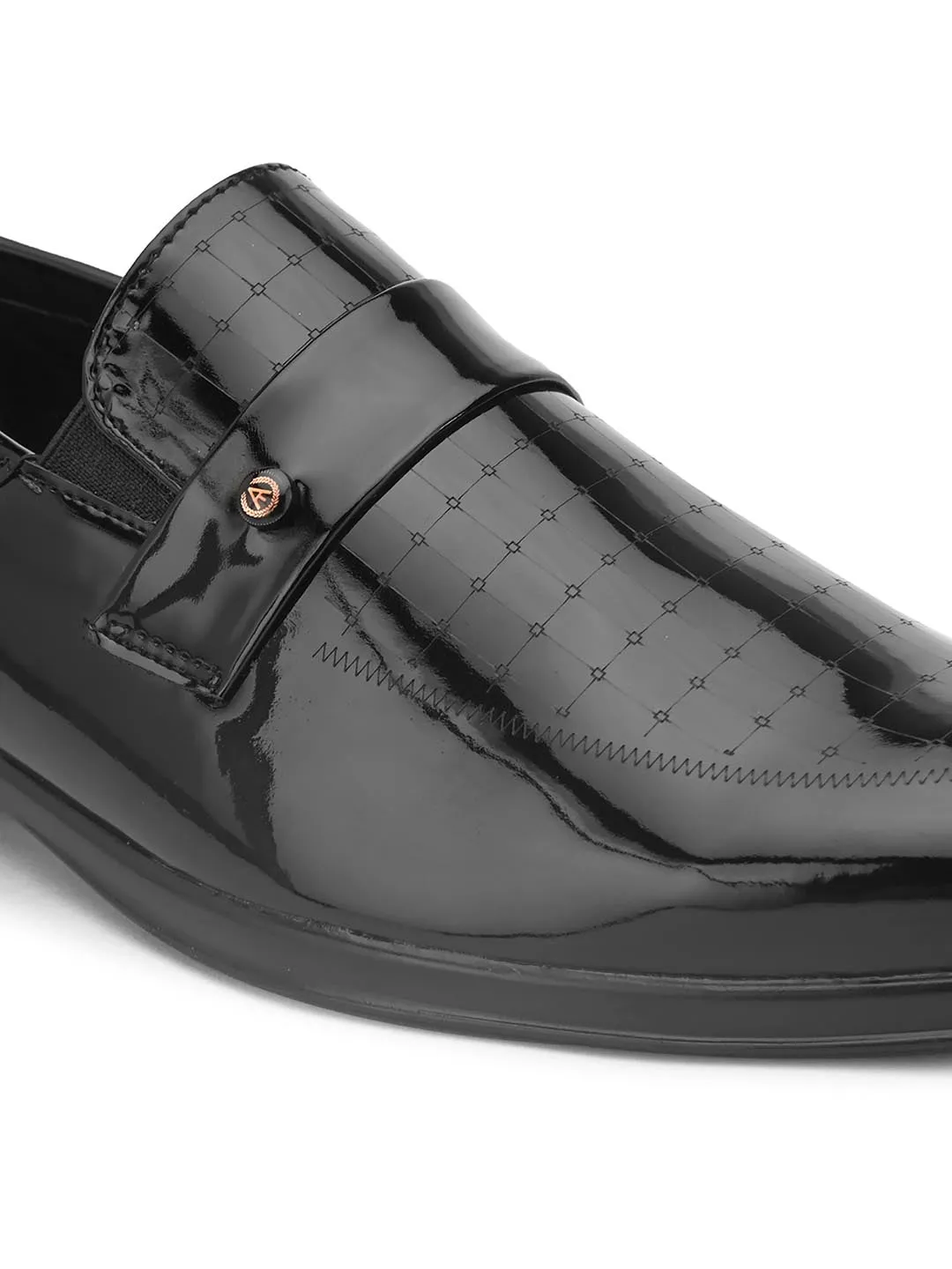 Alberto Torresi Mens Elegant Synthetic Black Formal Shoes – Stylish & Comfortable Design for Any Occasion