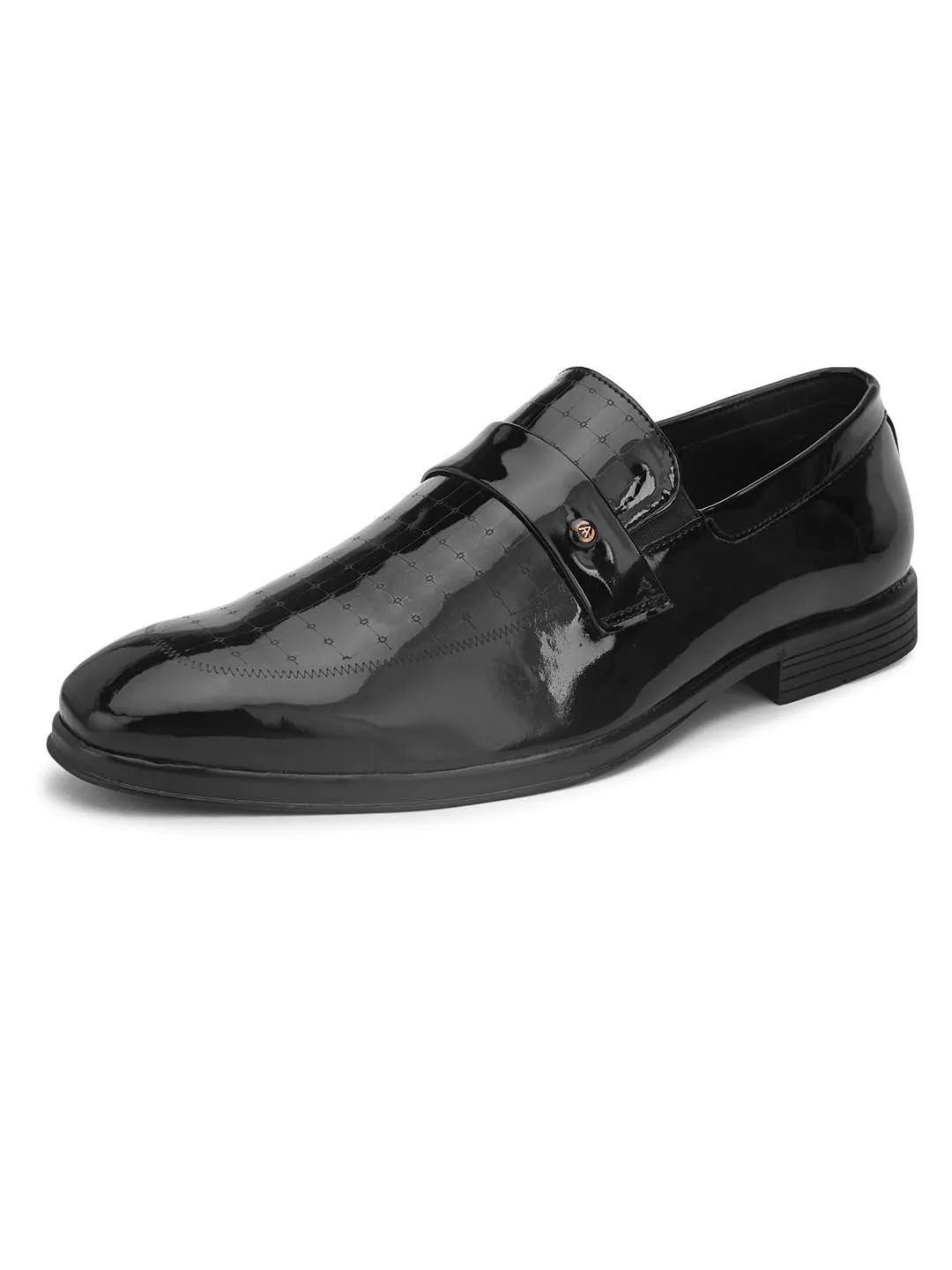 Alberto Torresi Mens Elegant Synthetic Black Formal Shoes – Stylish & Comfortable Design for Any Occasion