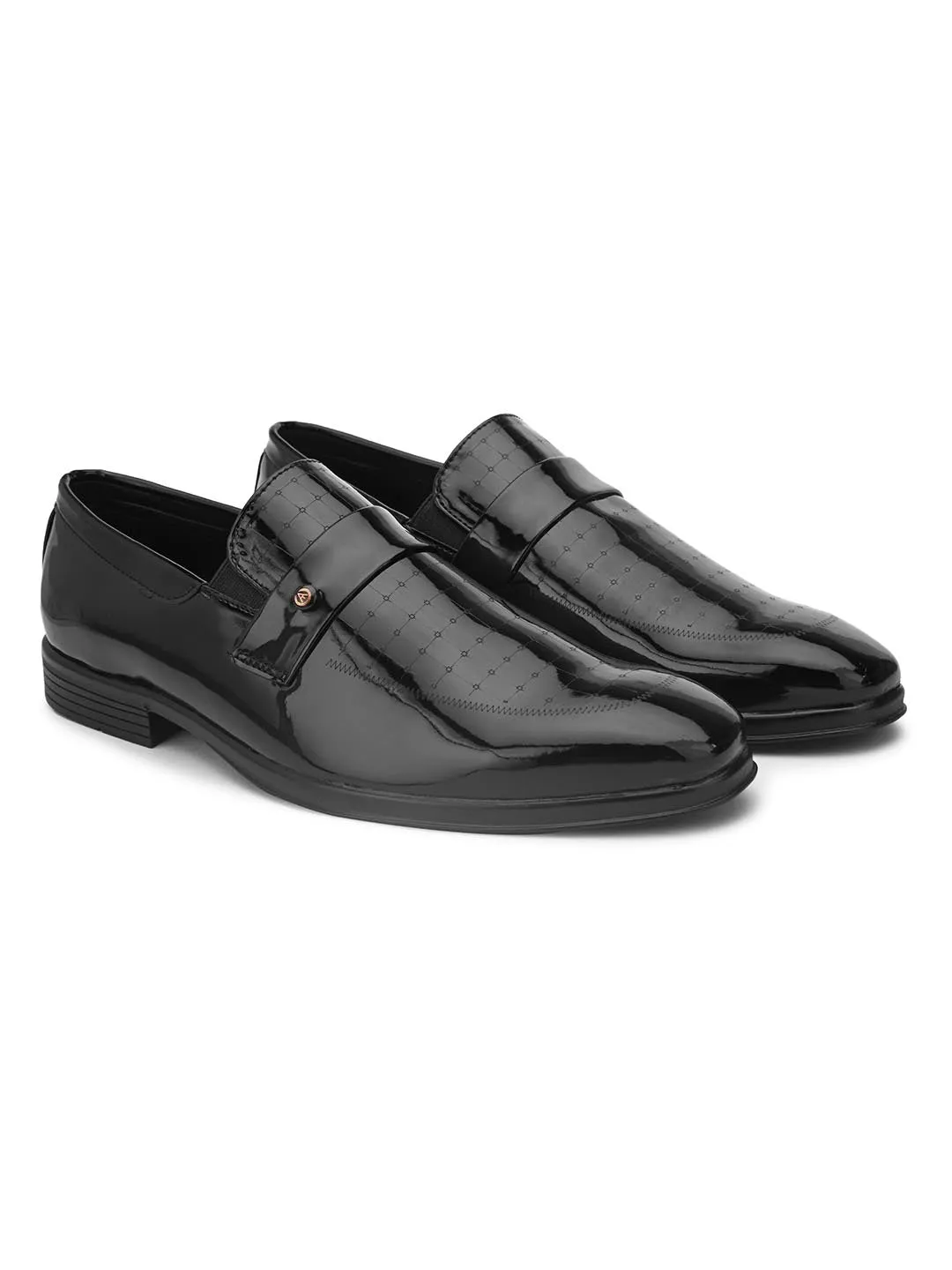 Alberto Torresi Mens Elegant Synthetic Black Formal Shoes – Stylish & Comfortable Design for Any Occasion