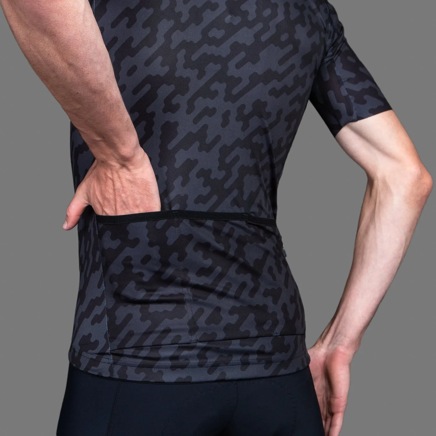 Bioracer Men's Spitfire Jersey - Black Noise