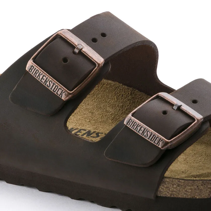 'Birkenstock' Men's Arizona Oiled Leather Sandal - Habana