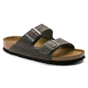 'Birkenstock' Women's Arizona Oiled Leather Sandal - Iron