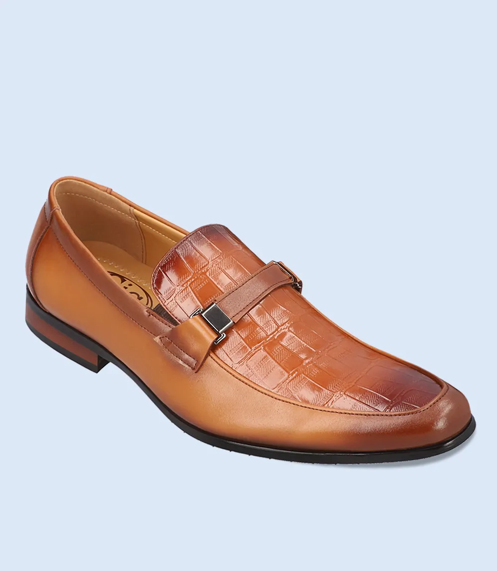 BM4167-TAN-Men Formal Slip-on's