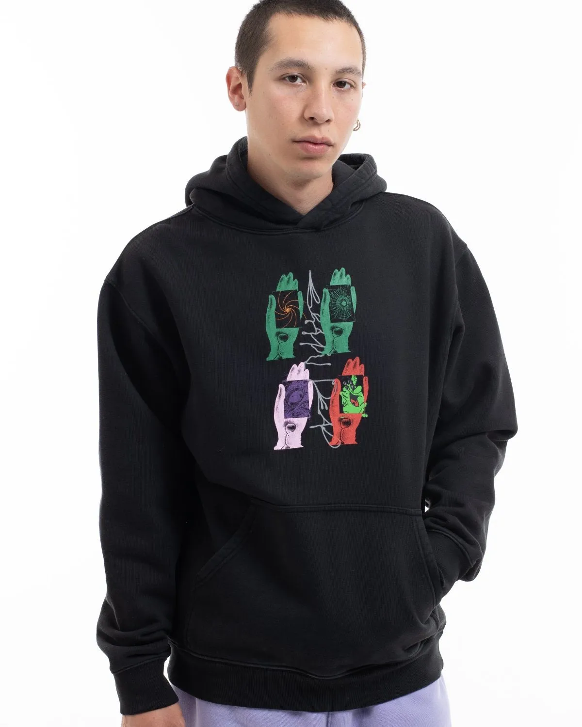 Brain Dead Throwing Hands Hoodie