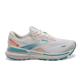 Brooks Adrenaline GTS 23 Running Shoe (Women) - Coconut/Papaya/Blue