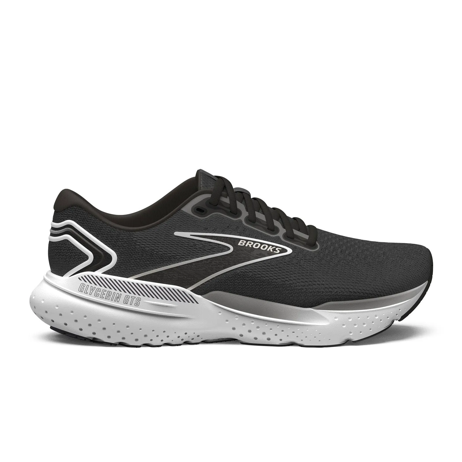 Brooks Glycerin GTS 21 Running Shoe (Women) - Black/Grey/White