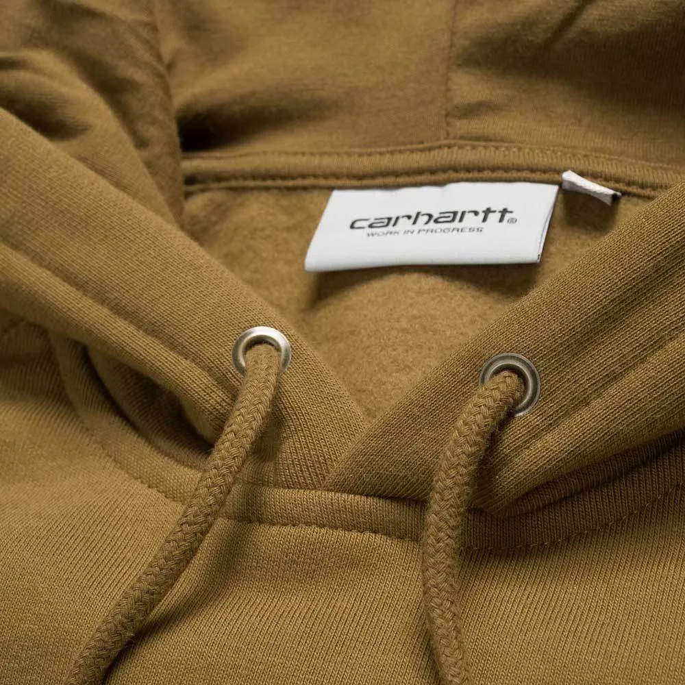 Carhartt WIP Chase Pullover Hoodie - Hamilton Brown