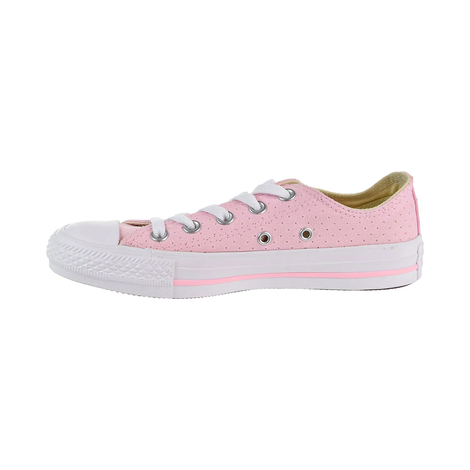 Converse Chuck Taylor All Star Ox Perforated Women's Shoes Cherry Blossom/White