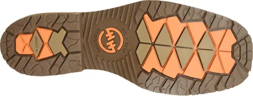 'Double H' Men's 11" Andrew EH Western Wide Square Toe Roper - Tan