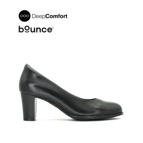 Drixie Pump Women's Shoes - Black Leather