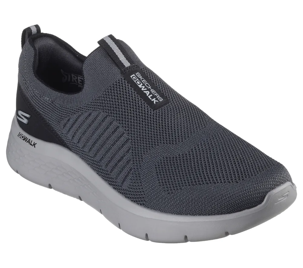 Espadrile sport, barbati, SKECHERS GO WALK FLEX-PEERLESS 216506-CCBK negru, textil