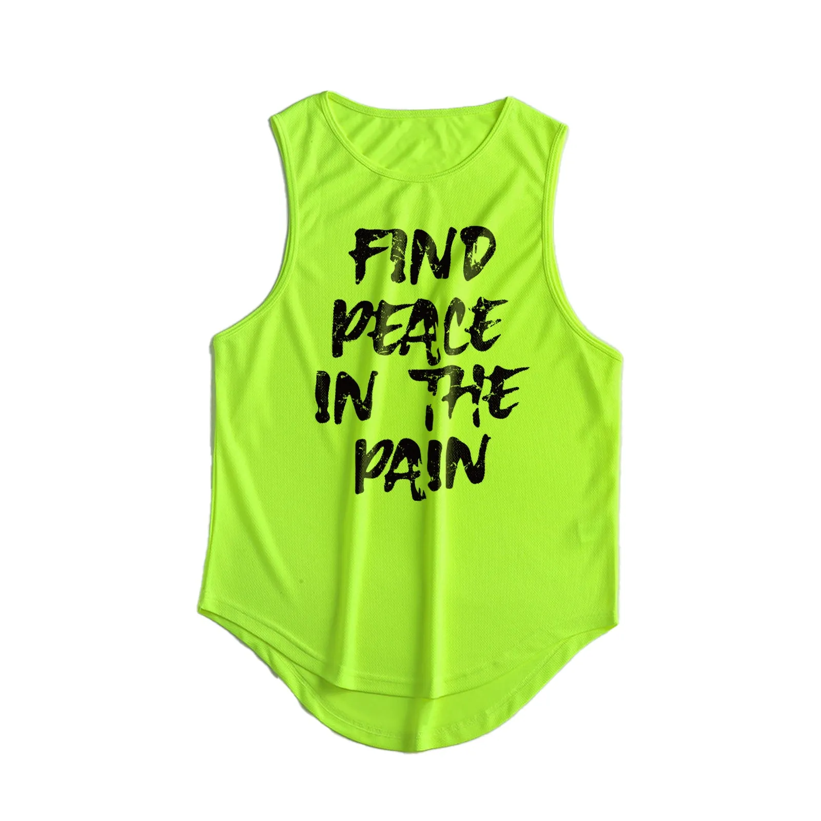 FIND PEACE IN THE PAIN GRAPHIC TANK TOP