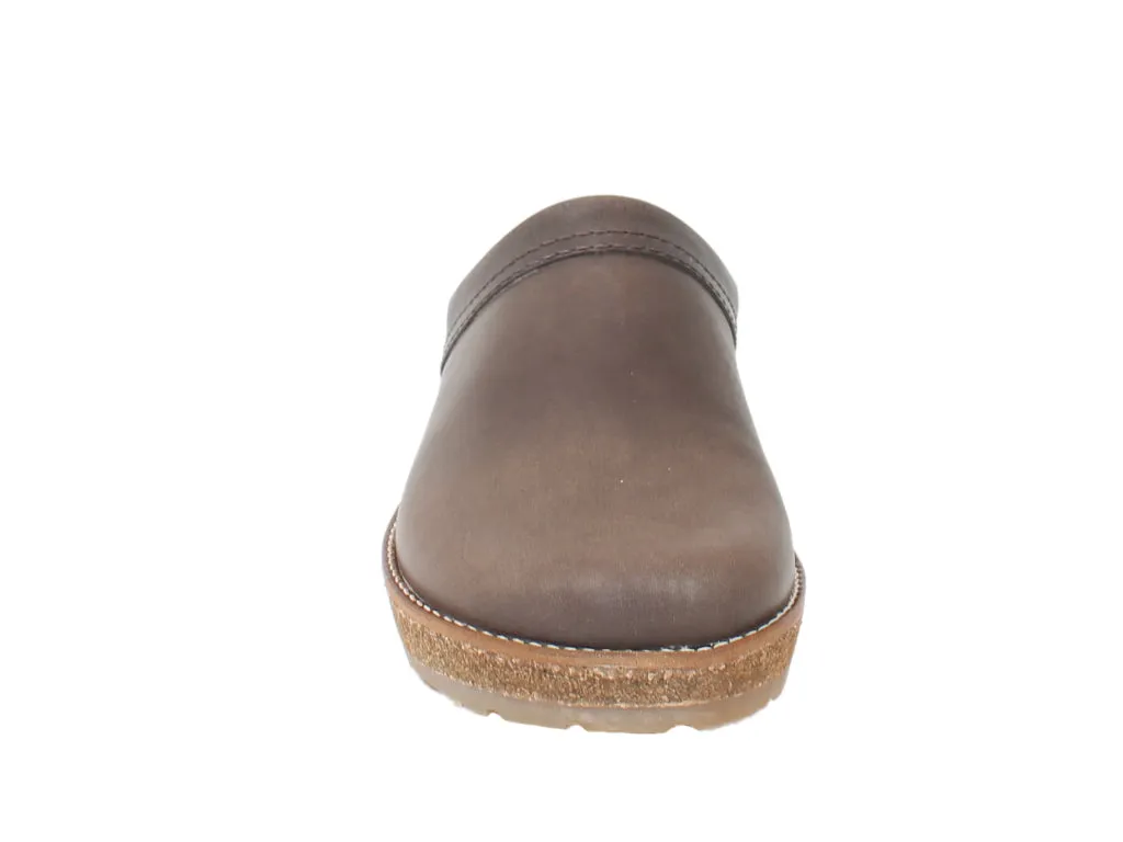 Haflinger Leather Clogs Travel Brown 748