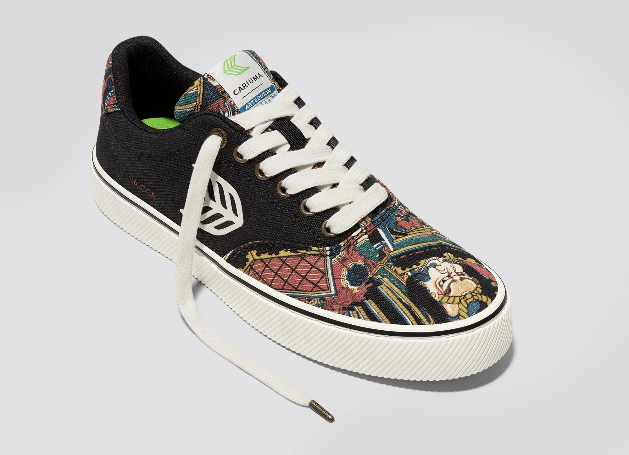 Hokusai NAIOCA Warrior Print Canvas Sneaker Women