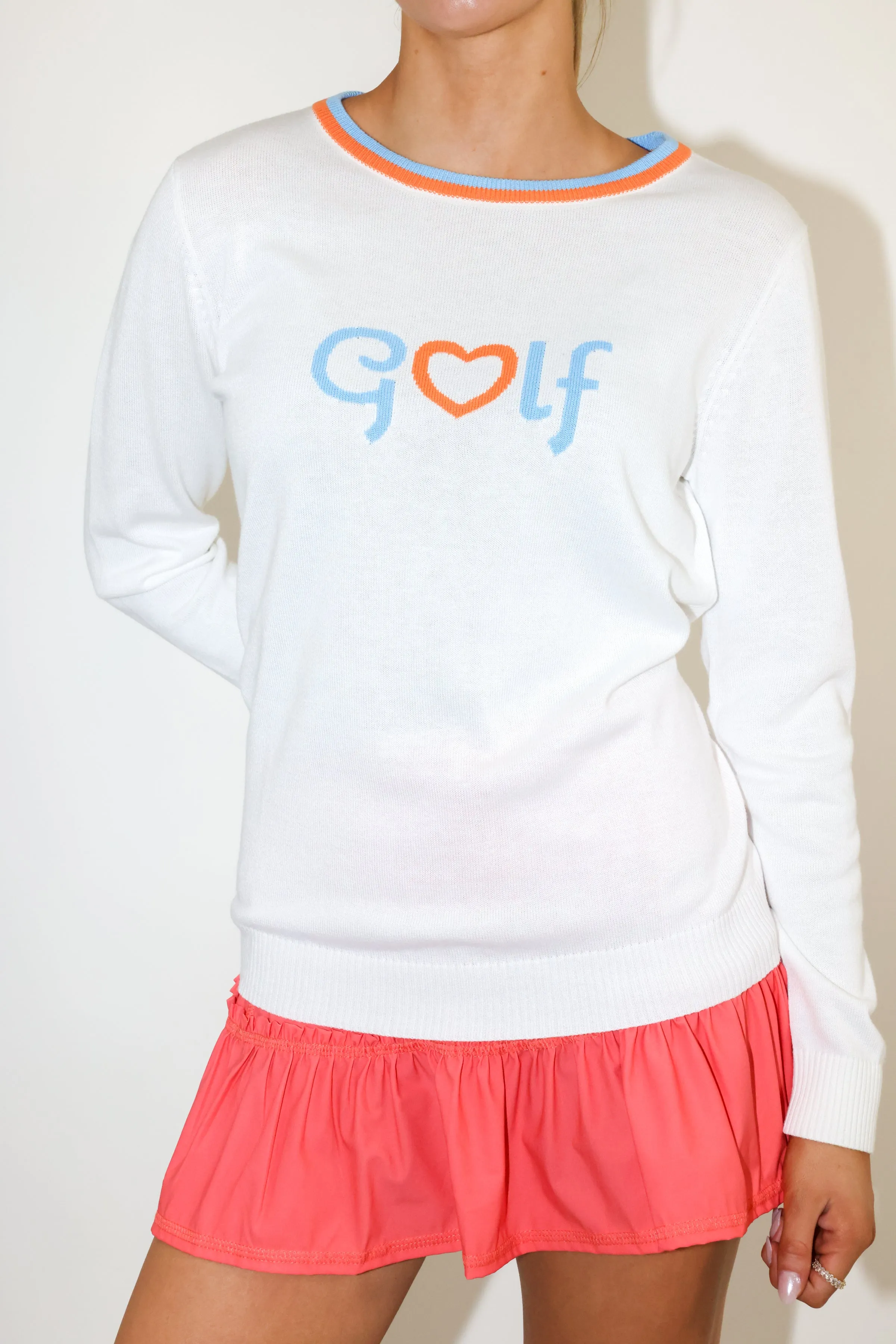 I Love Golf Crew Neck Sweater