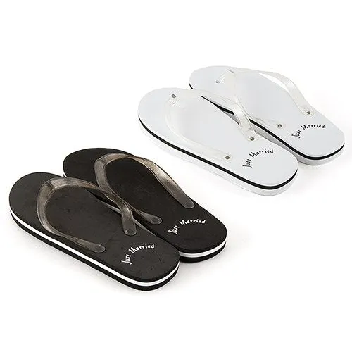 Just Married Flip Flop Sandals