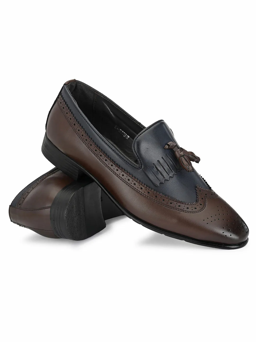 Kurt Kilt Brown Tassel Loafers