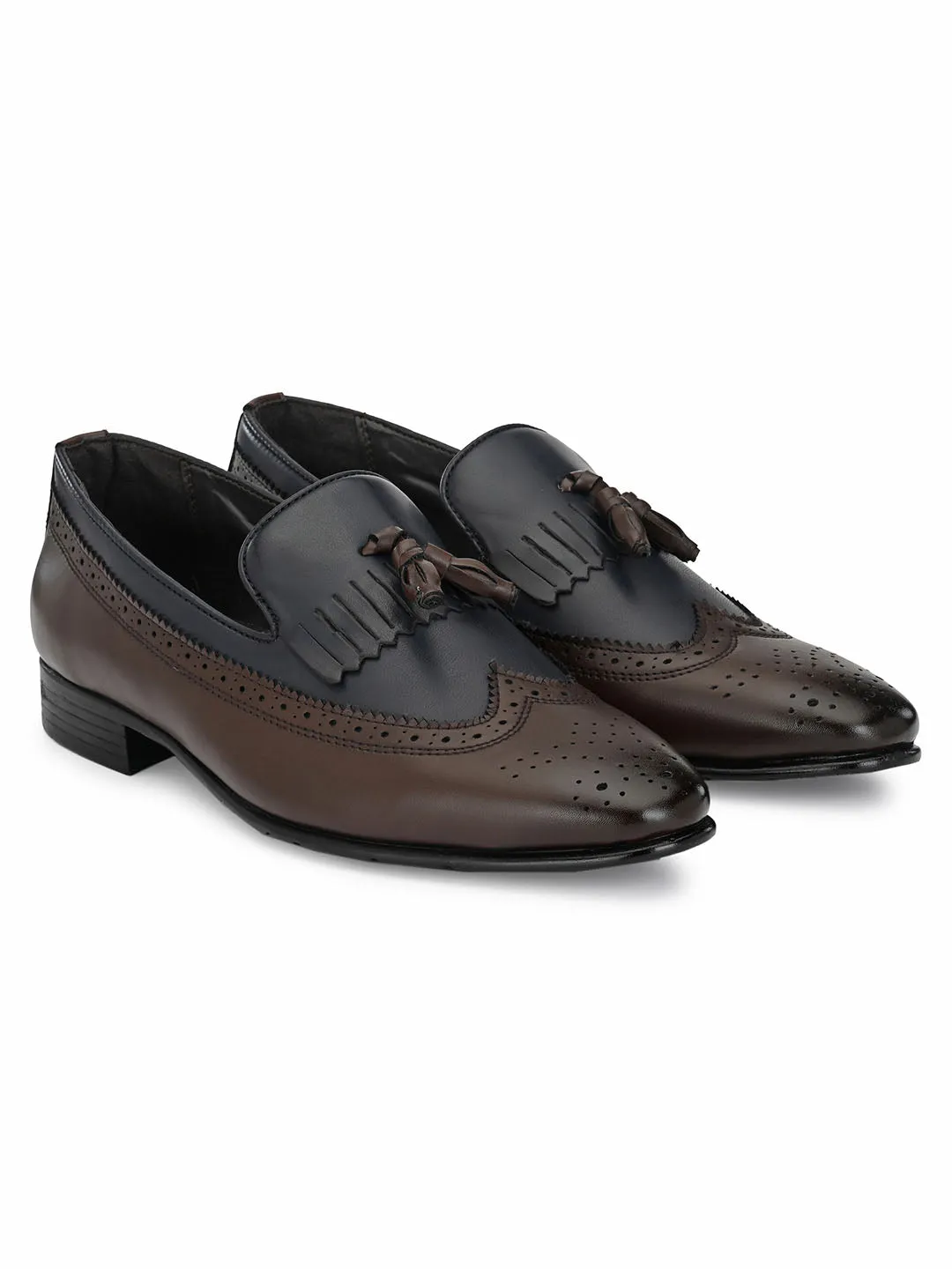 Kurt Kilt Brown Tassel Loafers