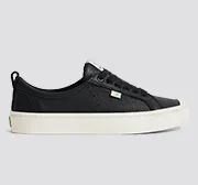 OCA Low Black Premium Leather Sneaker Men