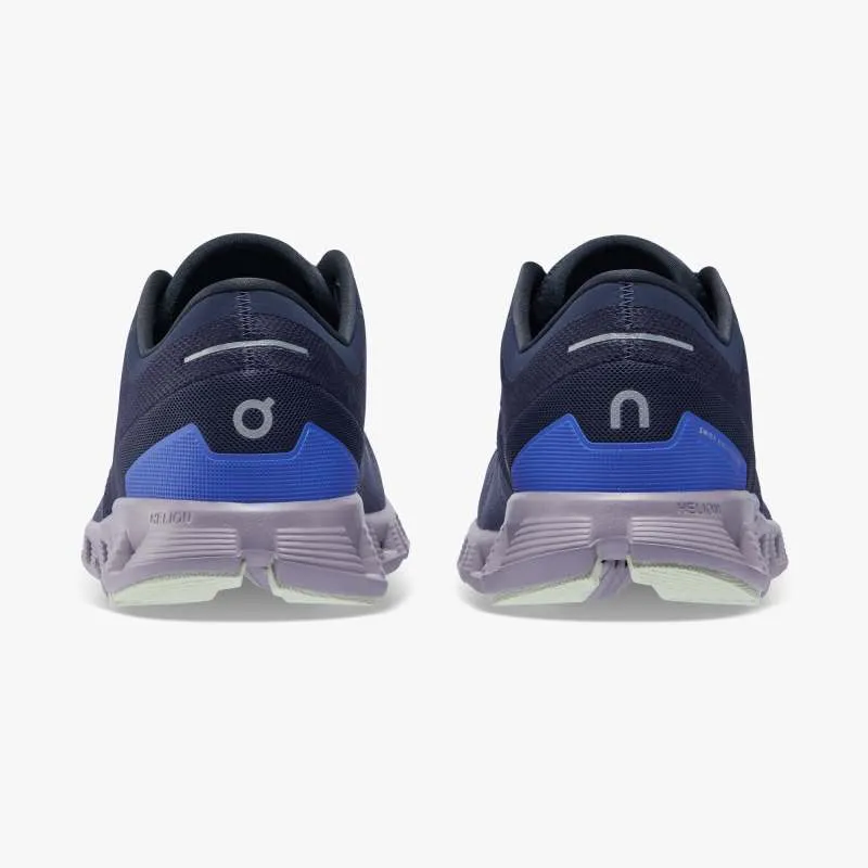 'On Running' Women's Cloud X 3 - Midnight / Heron