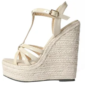 Open Toe Wedge Sandal Shoes