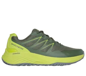 Pantofi sport, barbati, SKECHERS BOUNDER RSE-ZONER 232781-OLLM verde, piele ecologica