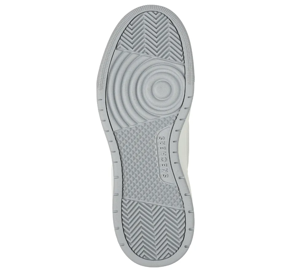 Pantofi sport, barbati, SKECHERS UNO COURT-LOW-POST 183140-WHT alb, piele naturala