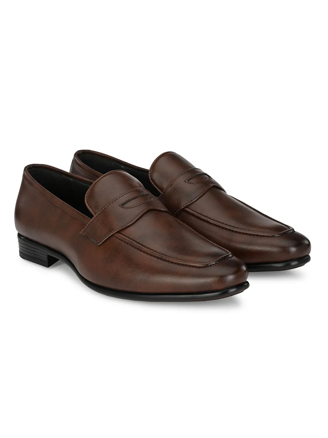 Pimp Brown Penny Loafers