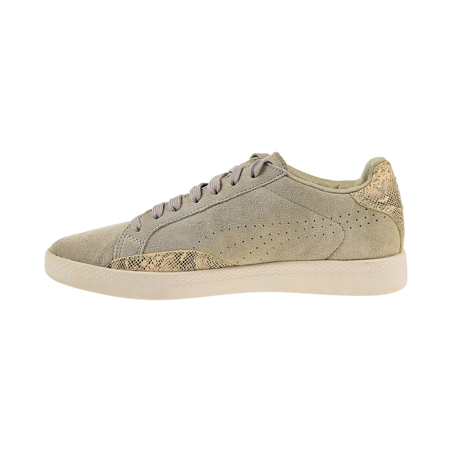 Puma Match Lo Snake Women's Shoes Chinchilla-Gold