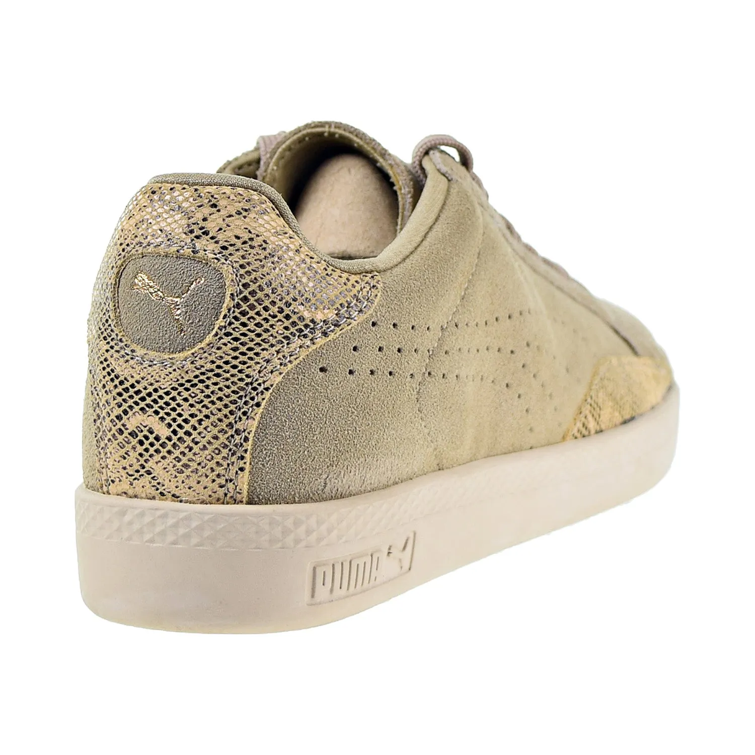 Puma Match Lo Snake Women's Shoes Chinchilla-Gold