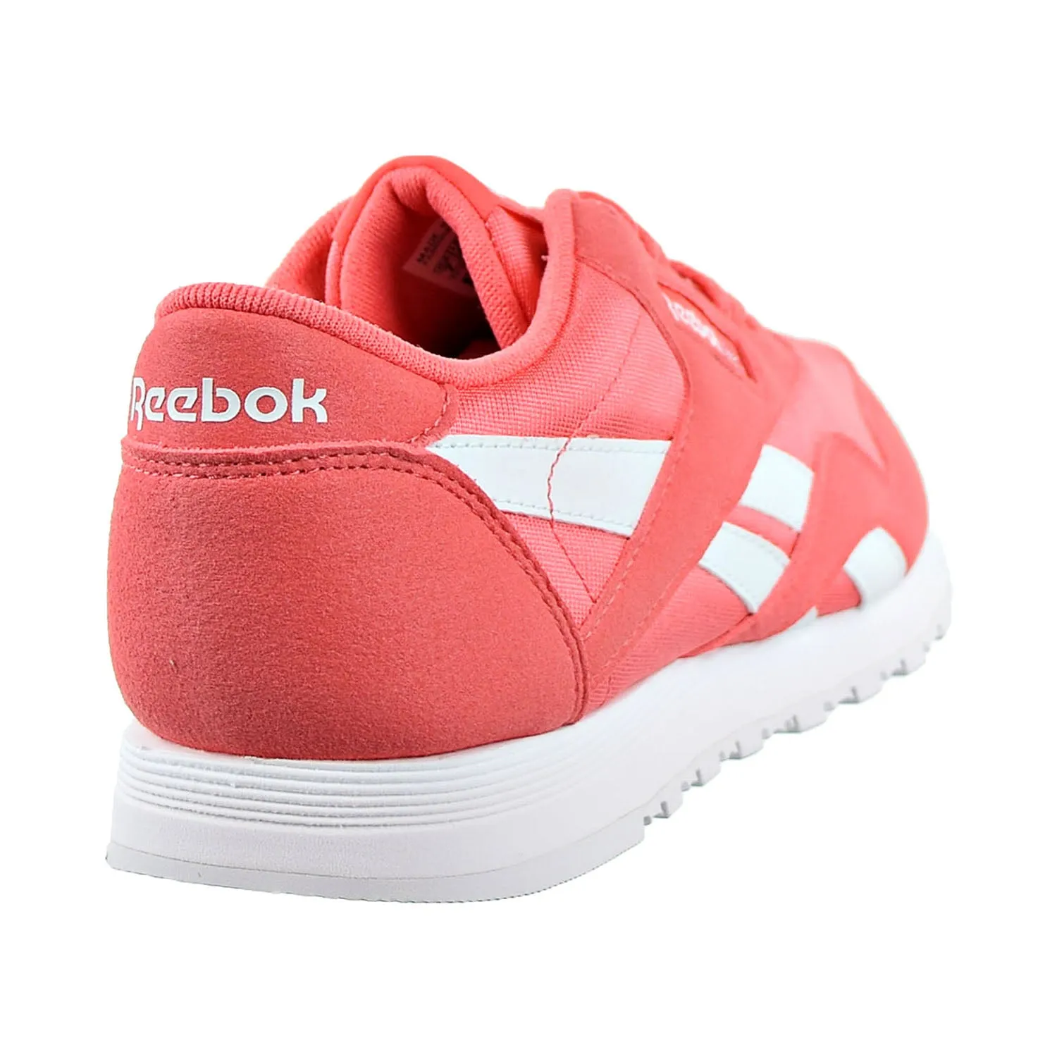 Reebok Classic Nylon Color Women's Running Shoes Bright Rose/White