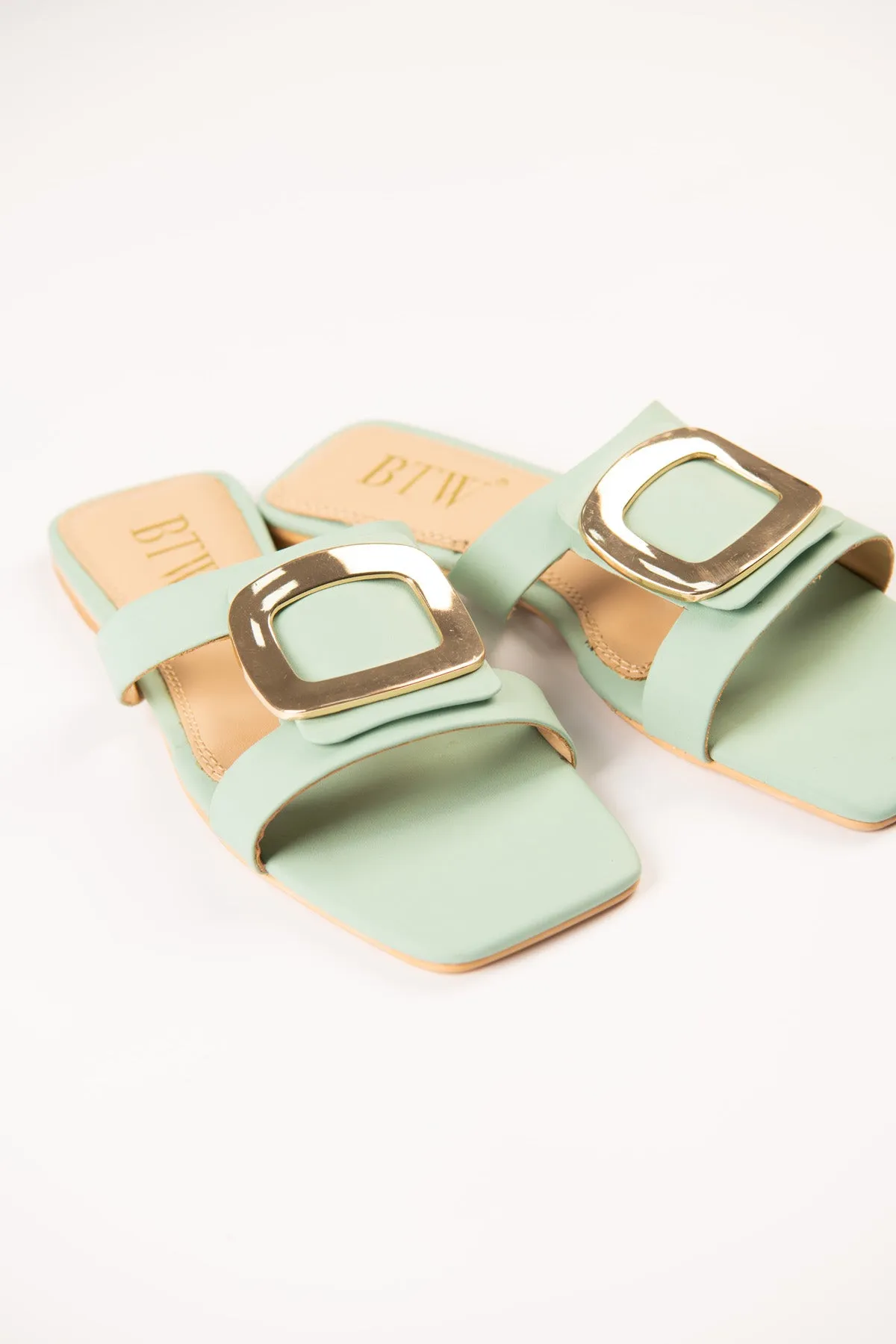 SQUARE BUCKLE SLIDES