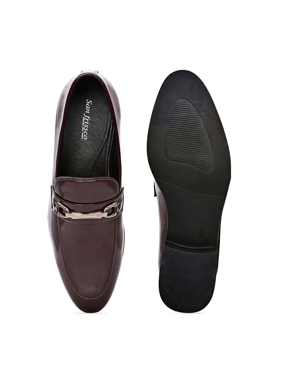 Sterling Brown Patent Loafers