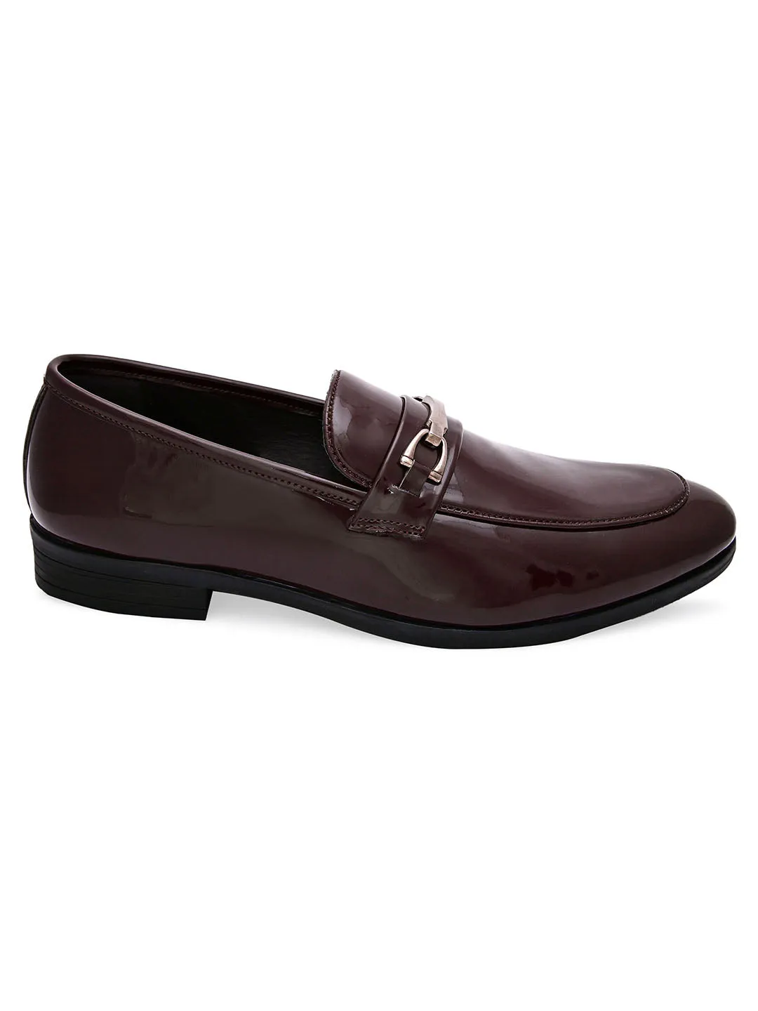 Sterling Brown Patent Loafers