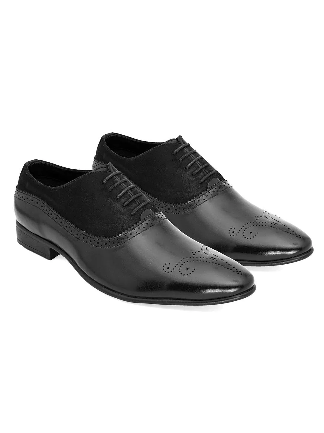 Stocks Black Formal Oxford Shoes