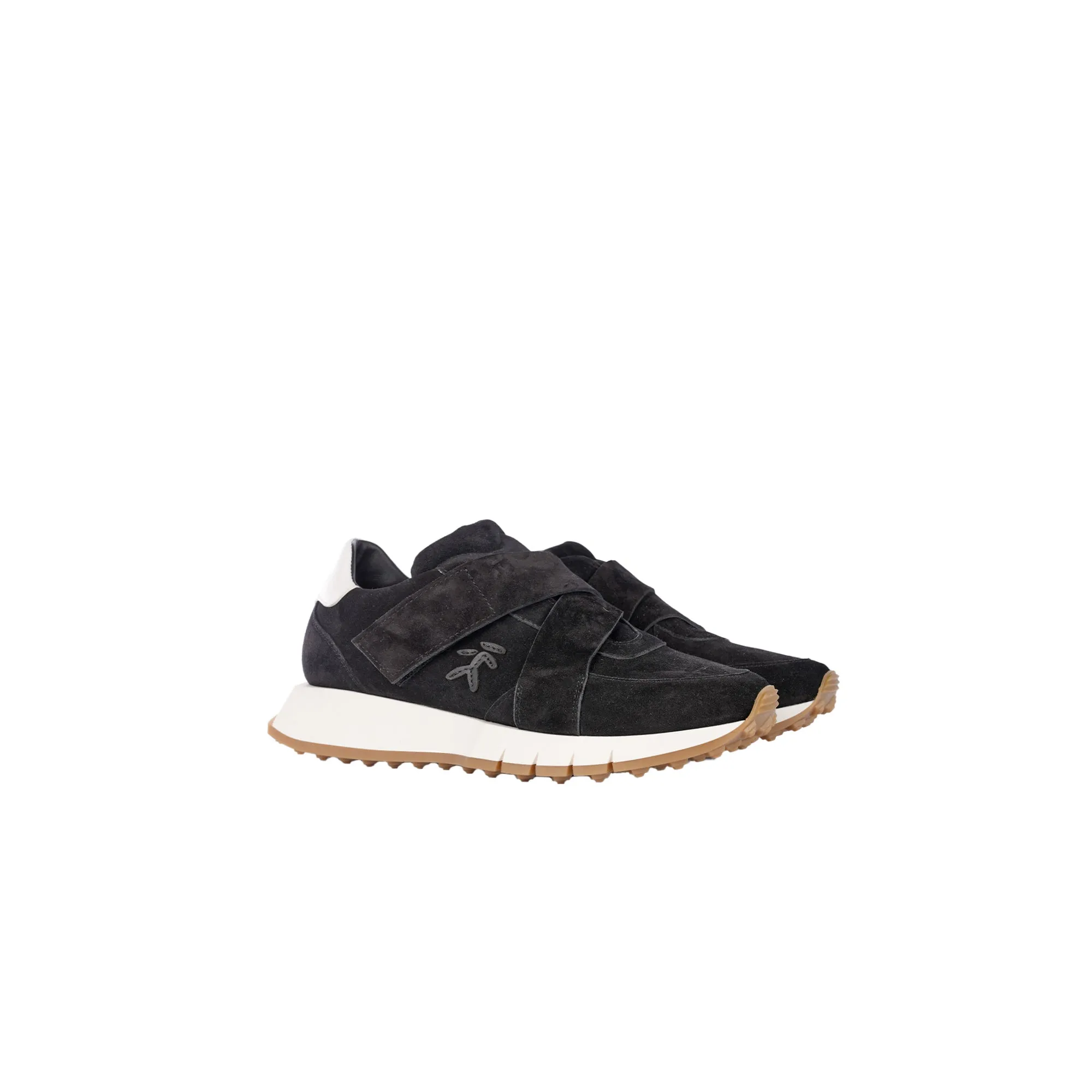 Suede Leather Man Sneaker Black