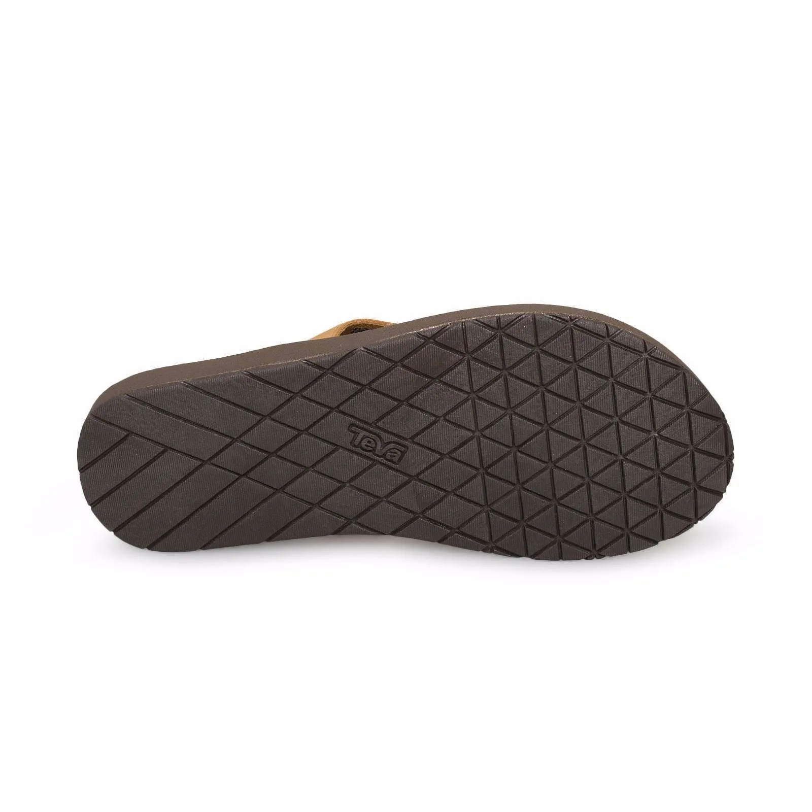 Teva Azure Flip Leather Tan Flip Flops