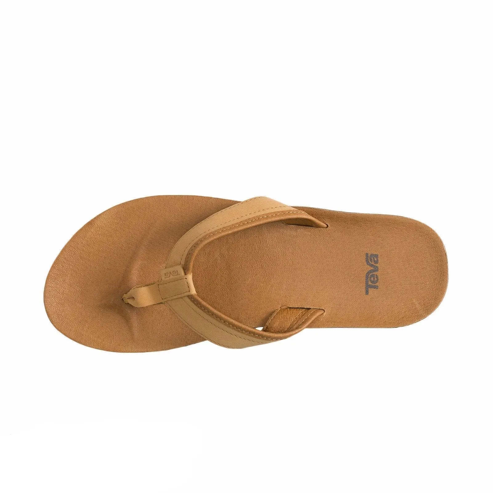 Teva Azure Flip Leather Tan Flip Flops