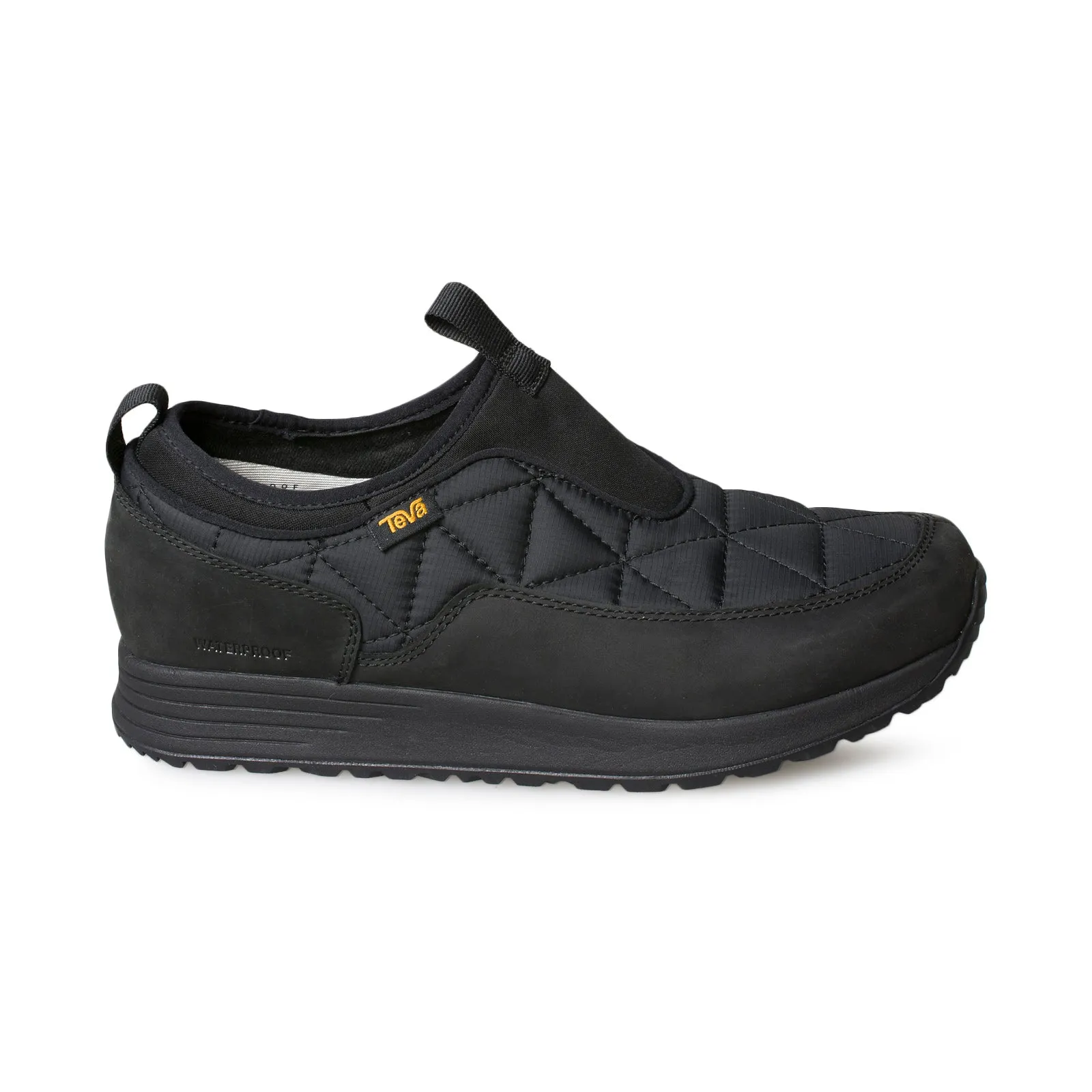 TEVA Ember Commute Slip-On Waterproof Black Shoes - Men's