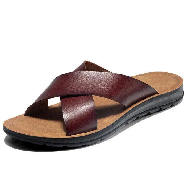 The Walker Leather Sandal Shoes