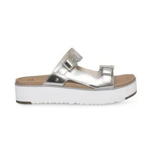 UGG Ardyne Silver Flip Flops