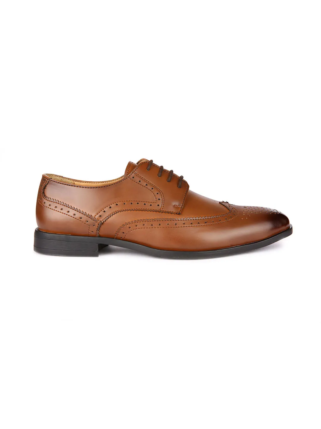 Uptown Tan Brogues