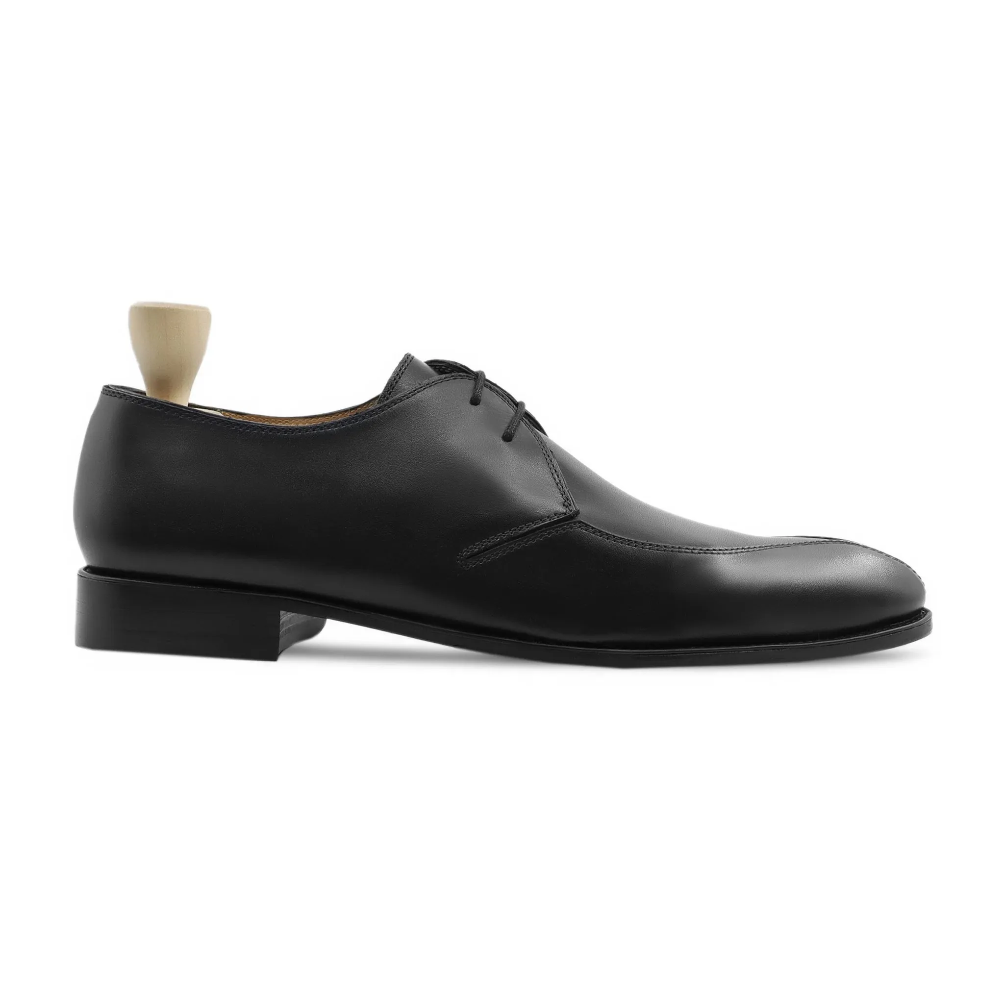 Vanak- Men's Black Calf Leather Derby Shoe