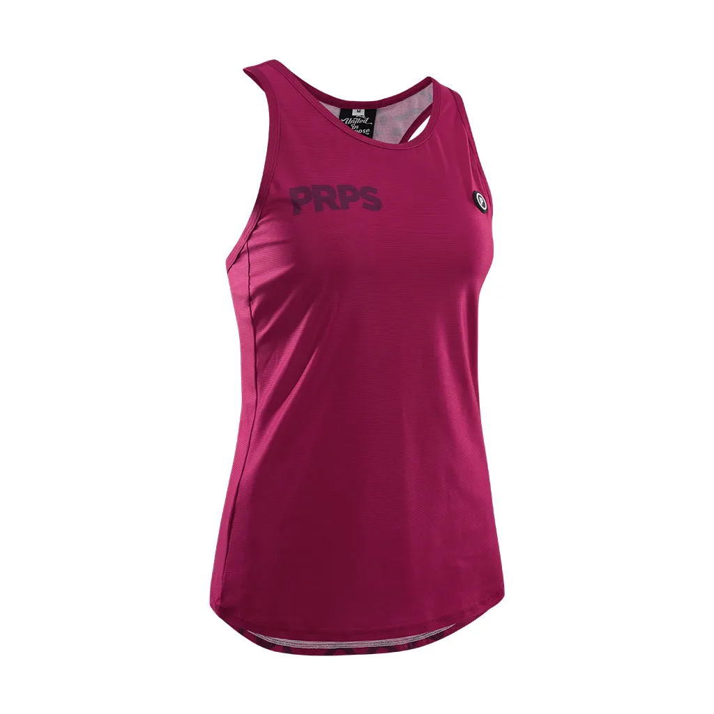 Women Running Singlet Hypermesh ELITE (Amaranth Red)