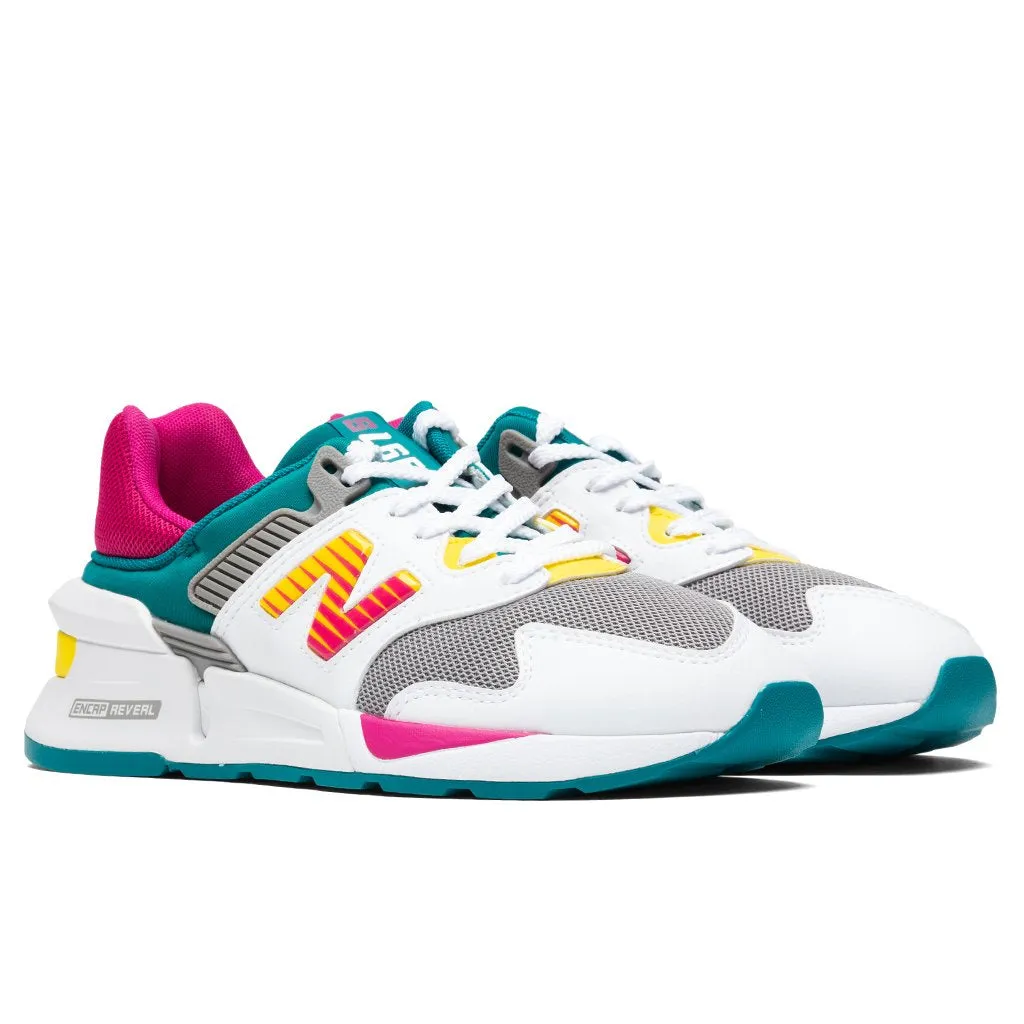 Women's 997 Sport - Munsell White/Team Teal